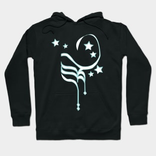 abstract calligraphy Hoodie